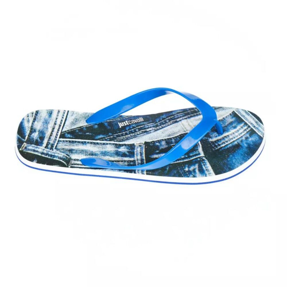 Just Cavalli Light Blue EVA Men Men's Sandal